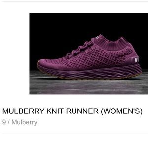 NWOT, worn once nobull knit runners